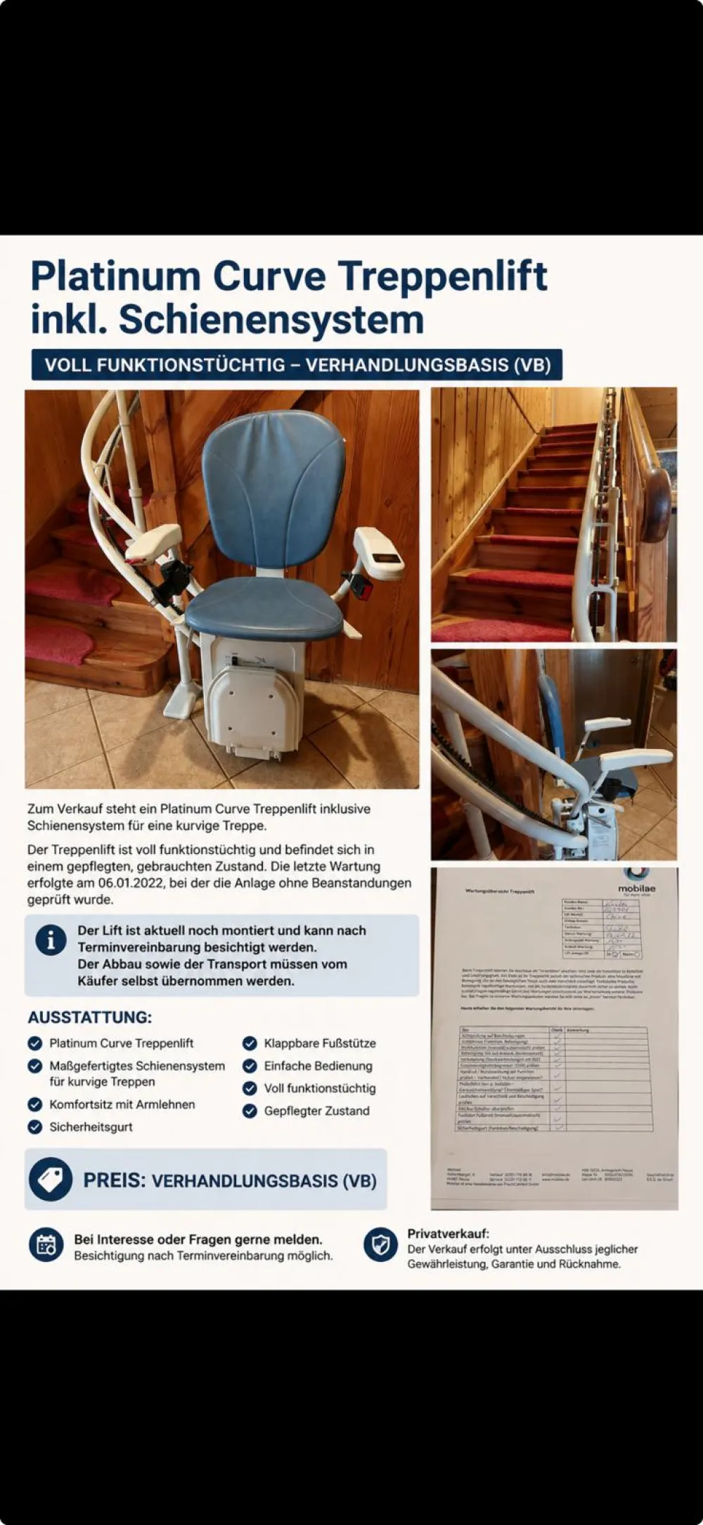 Platinum Curve Treppenlift